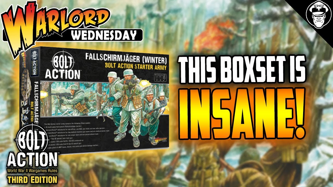 This Boxset is INSANE! The New Winter Fallschirmjäger Army Is HERE! | Bolt Action 3rd Edition