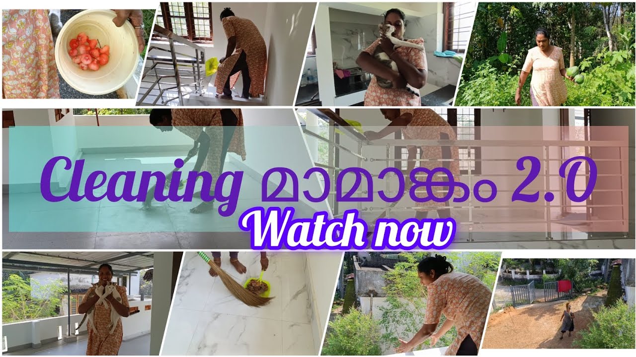 തുടയില്ല തൂപ്പുമാത്രം💪🧹💃ഇത് തുടർന്നുകൊണ്ടേ ഇരിക്കും 🤗Full HouseCleaning|My Cat's Funny Interruptions
