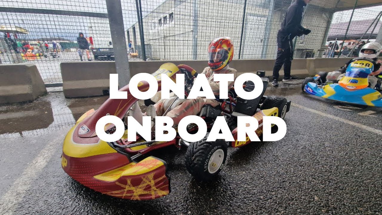 JUNIOR ROK Wet🌧️ onboard at South Garda Karting Lonato | Dragos Avasilcutei