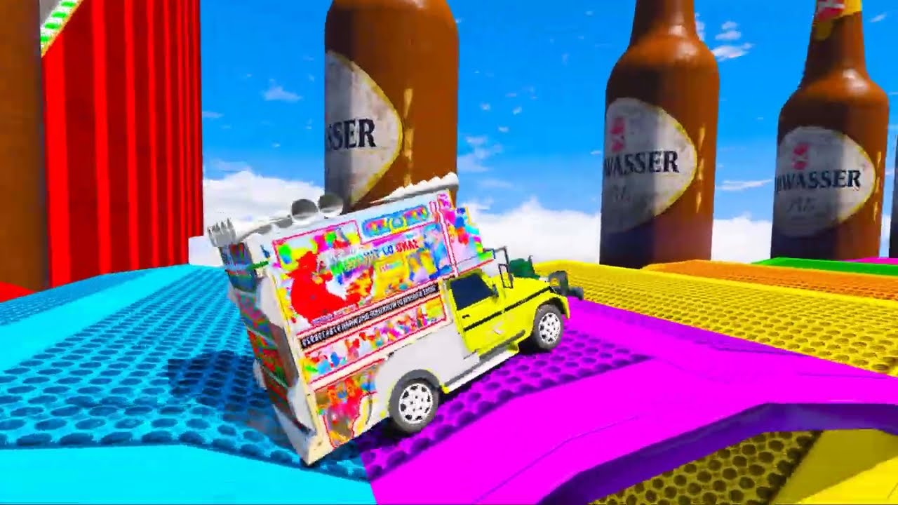 World's Highest 😲 दुनिया का सबसे ऊंचा !! Super Mega Ramp 😱😱 Challenge !! Indian 11 Top DJ !! GTA-5