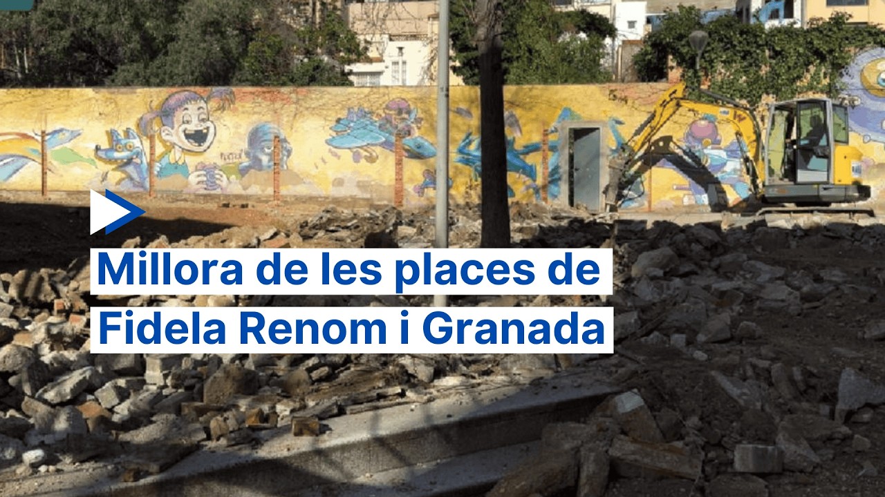 Millora de les places de Fidela Renom i Granada