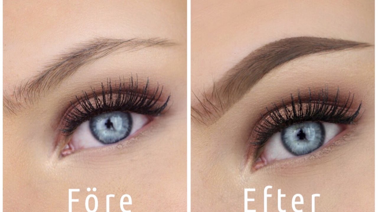 Min ögonbrynsrutin  | Eyebrow tutorial | Amanda Strand