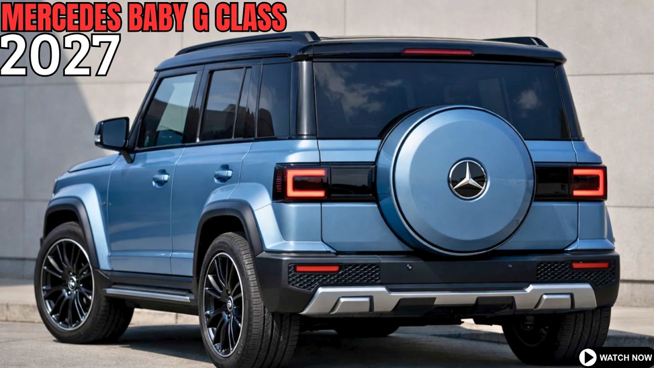 Компактный размер, БОЛЬШОЙ потенциал! Первый взгляд на Mercedes Benz Baby G Class 2027 года...