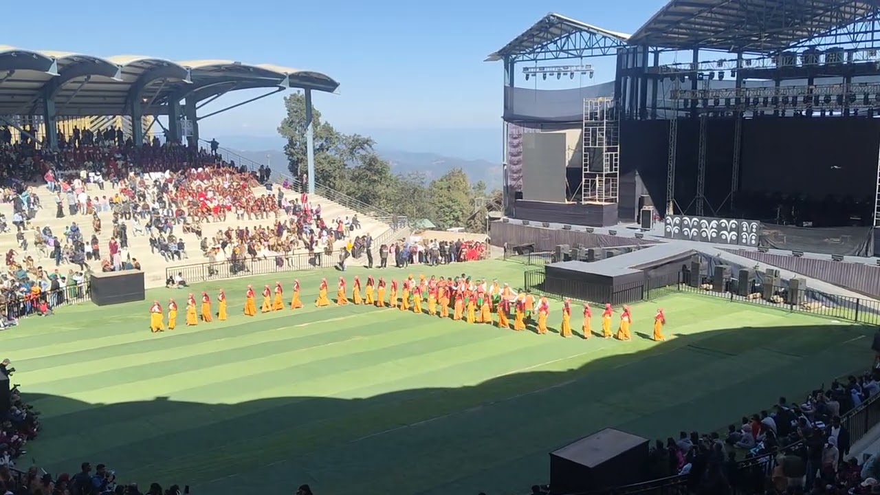 Bodo (kachari) Jara pagla dance at hornbill festival Nagaland 2025