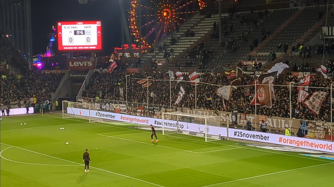 Abendspiel am Millerntor, Hamburger Dom und St. Pauli Fans mit Wechselgesang 😍🔥