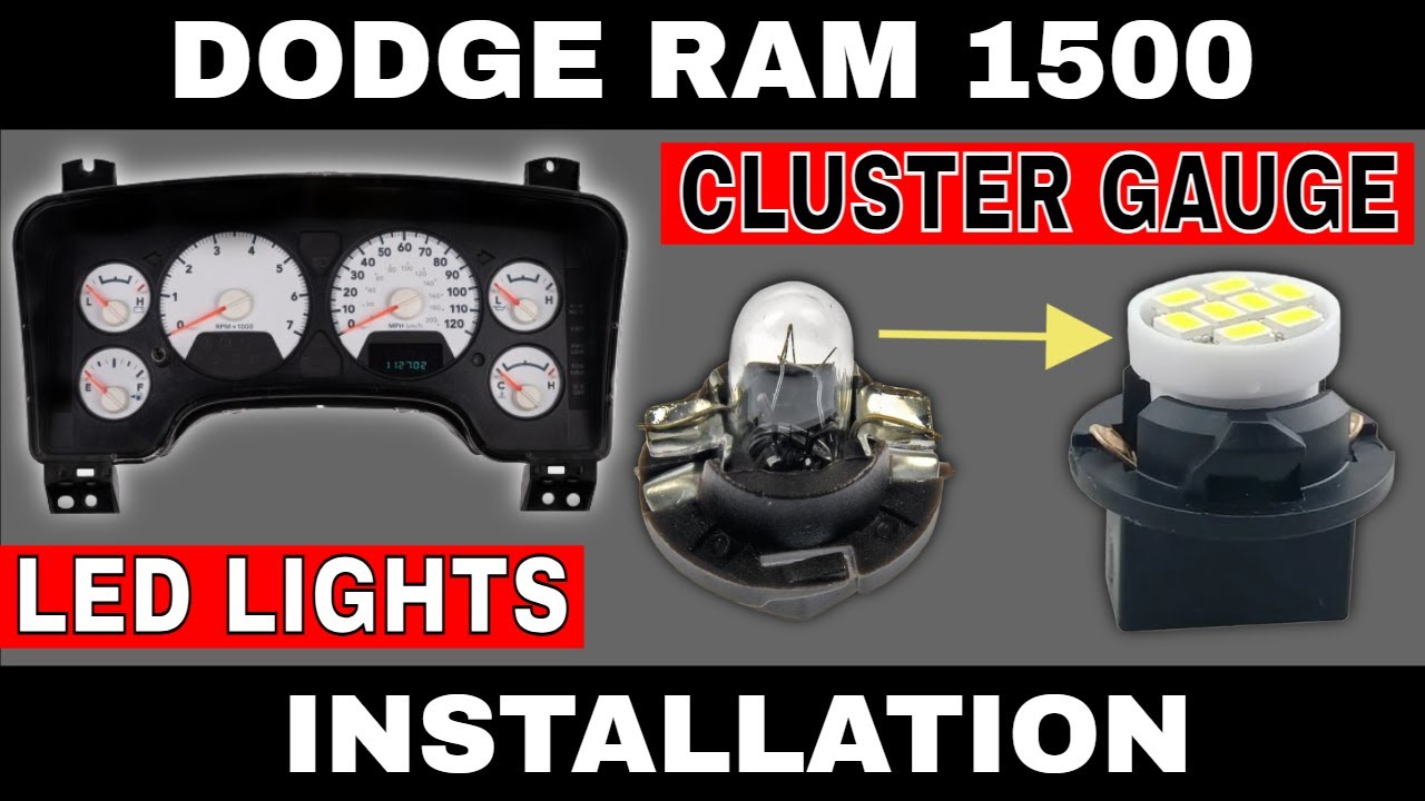 Dodge Ram 3rd Gen Gauge Cluster LED Light Installation (JOATD)