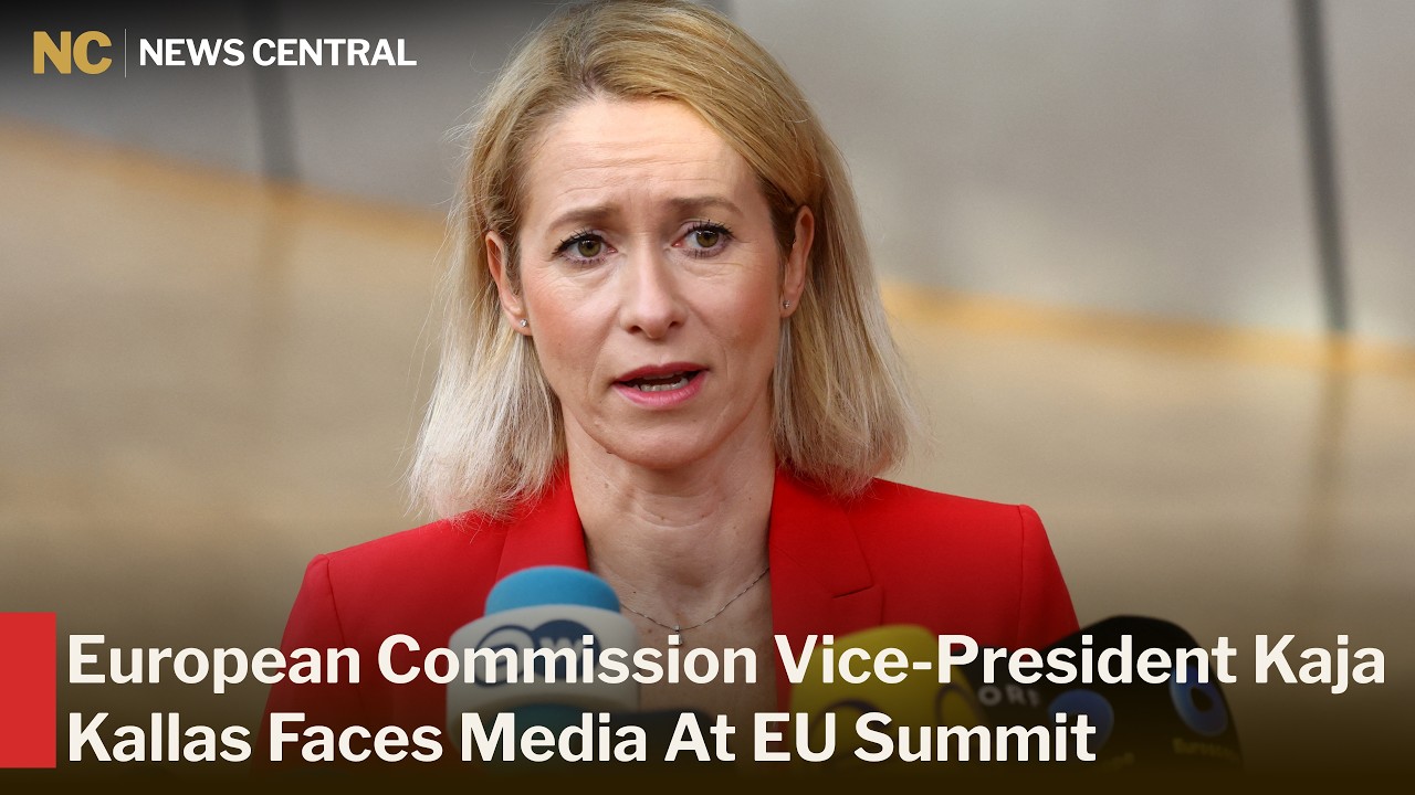 EU Foreign Policy Chief Kaja Kallas Addresses Journalists Ahead of Brussels Summit | AC1W