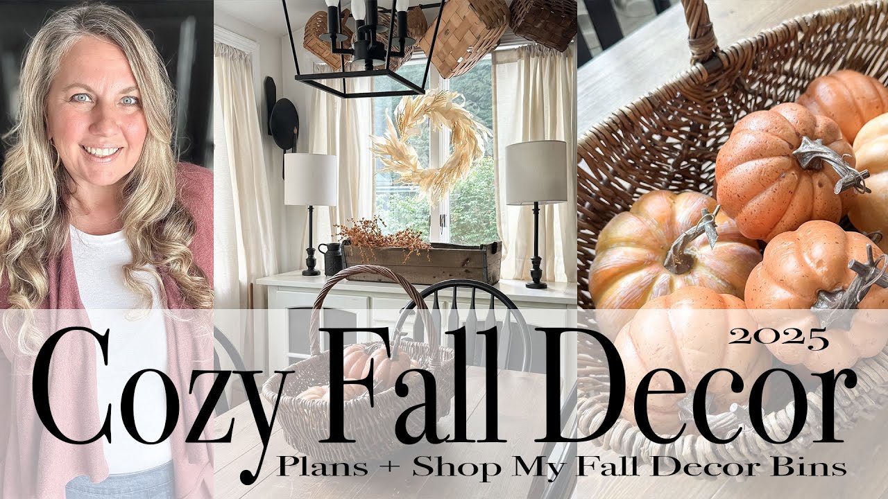 2025 Cozy Fall Decor Plans + Shop My Fall Bins | Simple Fall Decor Ideas