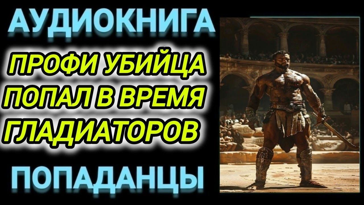 Аудиокнига ПОПАДАНЦЫ В ПРОШЛОЕ: ПРОФИ УБИЙЦА ПОПАЛ ВО ВРЕМЯ ГЛАДИАТОРОВ
