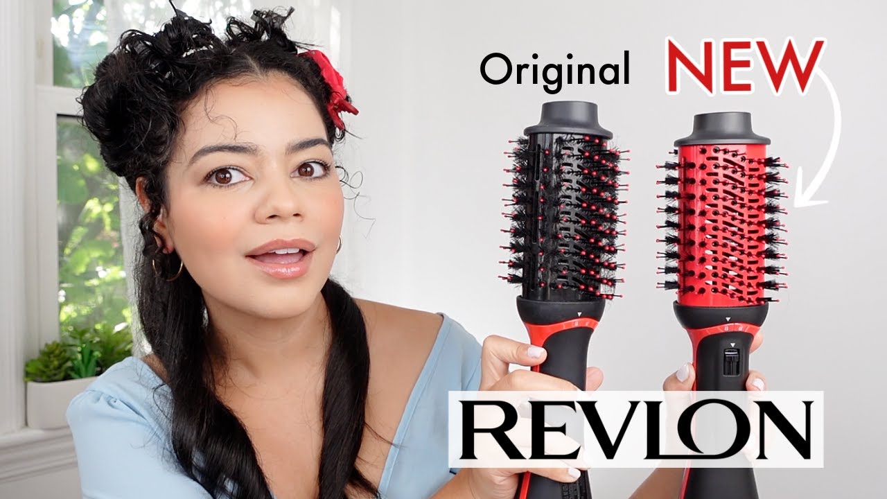 NEW Revlon One Step Plus 3X Ceramic Brush VS OLD Revlon Plus 😱 Review On Curly Hair