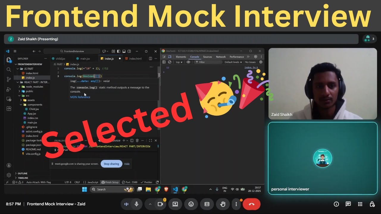 𝐅𝐑𝐄𝐒𝐇𝐄𝐑'𝐒 𝐅𝐫𝐨𝐧𝐭 𝐄𝐧𝐝 𝐃𝐞𝐯𝐞𝐥𝐨𝐩𝐞𝐫 𝐈𝐧𝐭𝐞𝐫𝐯𝐢𝐞𝐰 𝐍𝐨 - 𝟎𝟕 | ReactJS, Javascript, HTML, CSS, Redux | 𝐆𝐨𝐭 𝐒𝐄𝐋...
