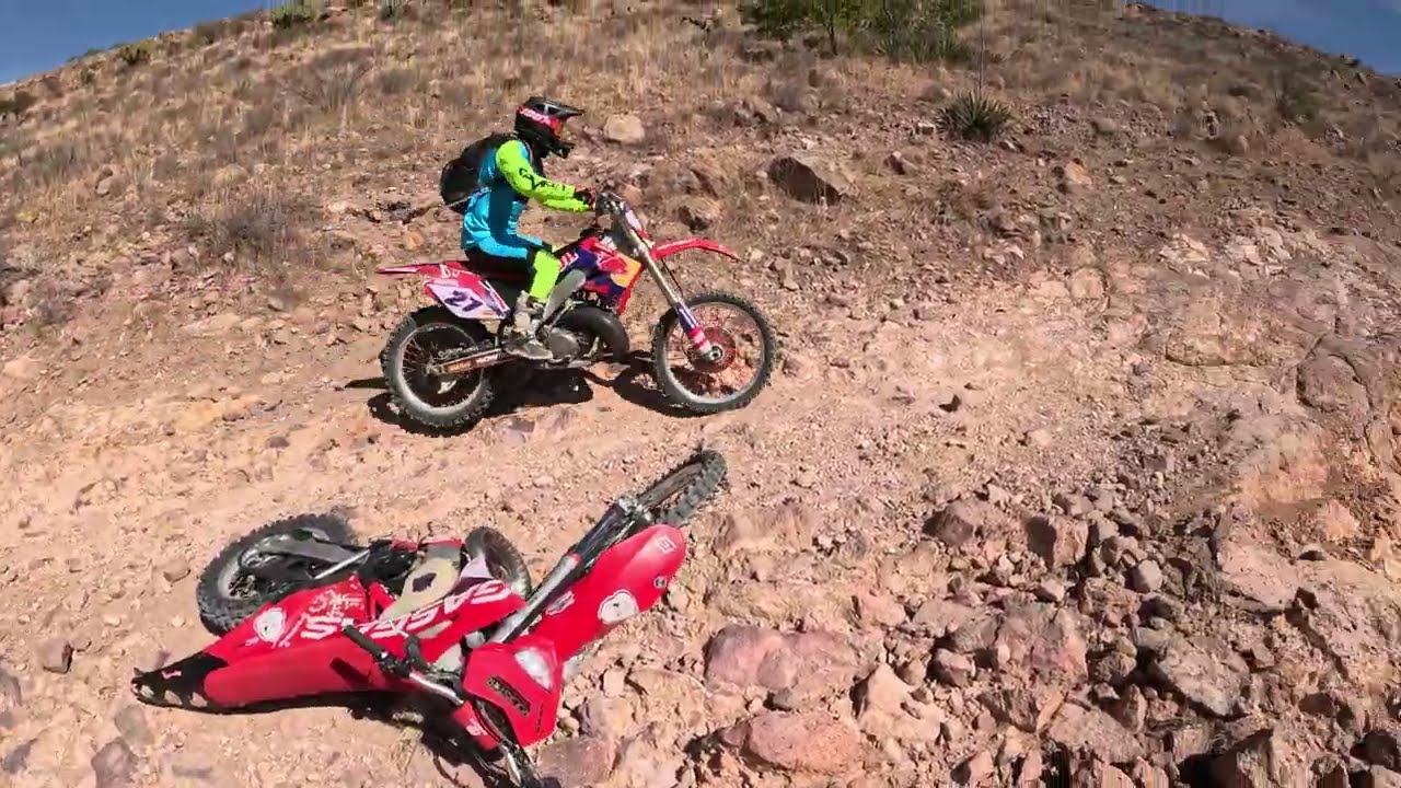 Caída en la subida extrema LA REVANCHA / Ruta Enduro 