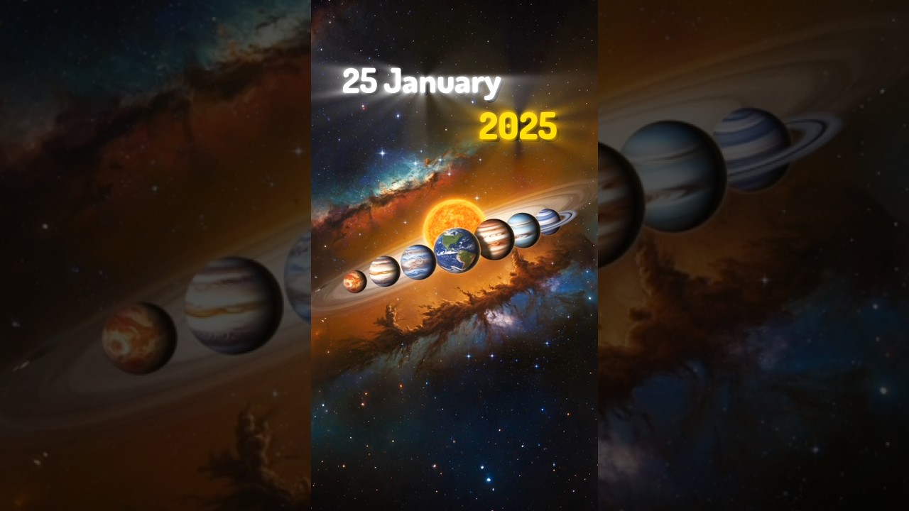 Once-in-a-Lifetime Planetary Alignment 🌌 January 25, 2025 #astrologer