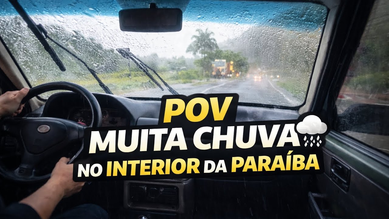 Chuva, pista molhada, lentidão. 