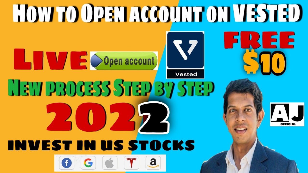 How to open account on VESTED App 2022 || Vested account opening | Live step by step process.