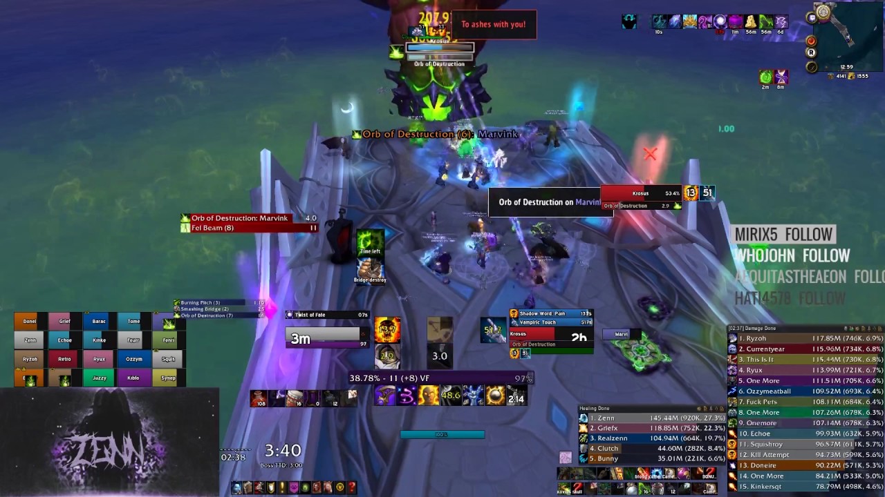 Strawberry Puppy Kisses vs Mythic Krosus - US 3rd/World 7th - Spriest PoV