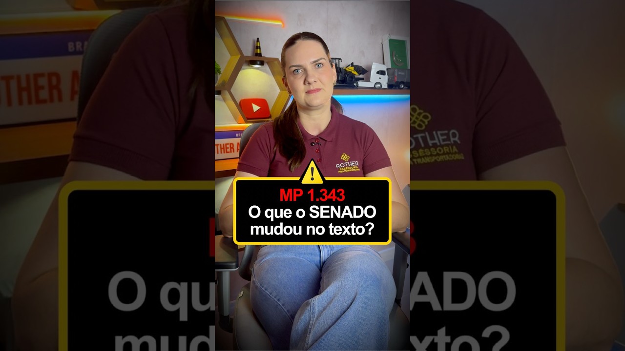 A MP 1.343 foi aprovada no Senado.