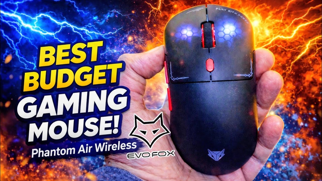 Evofox Phantom Air Wireless Gaming Mouse | Tri-Mode | Best Gaming Mouse 2026