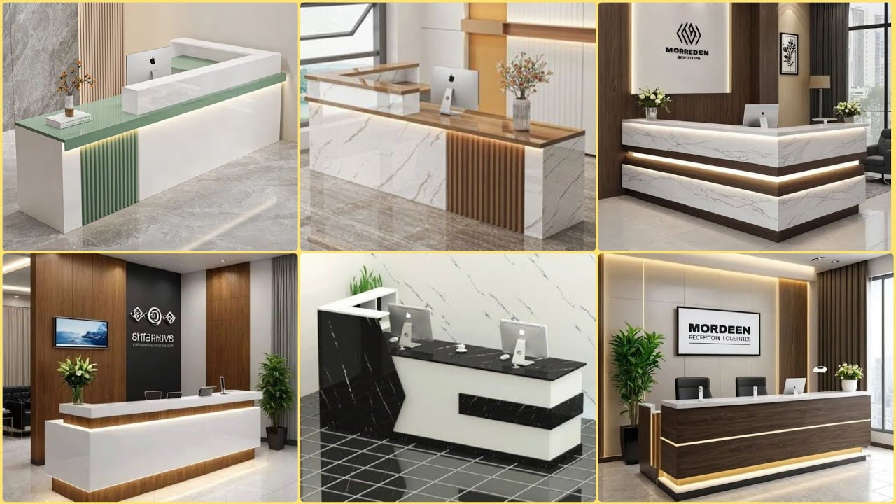 Latest Office Reception 🔥 Counter Table Design ✅2025 || Modern Counter Table Design 2025
