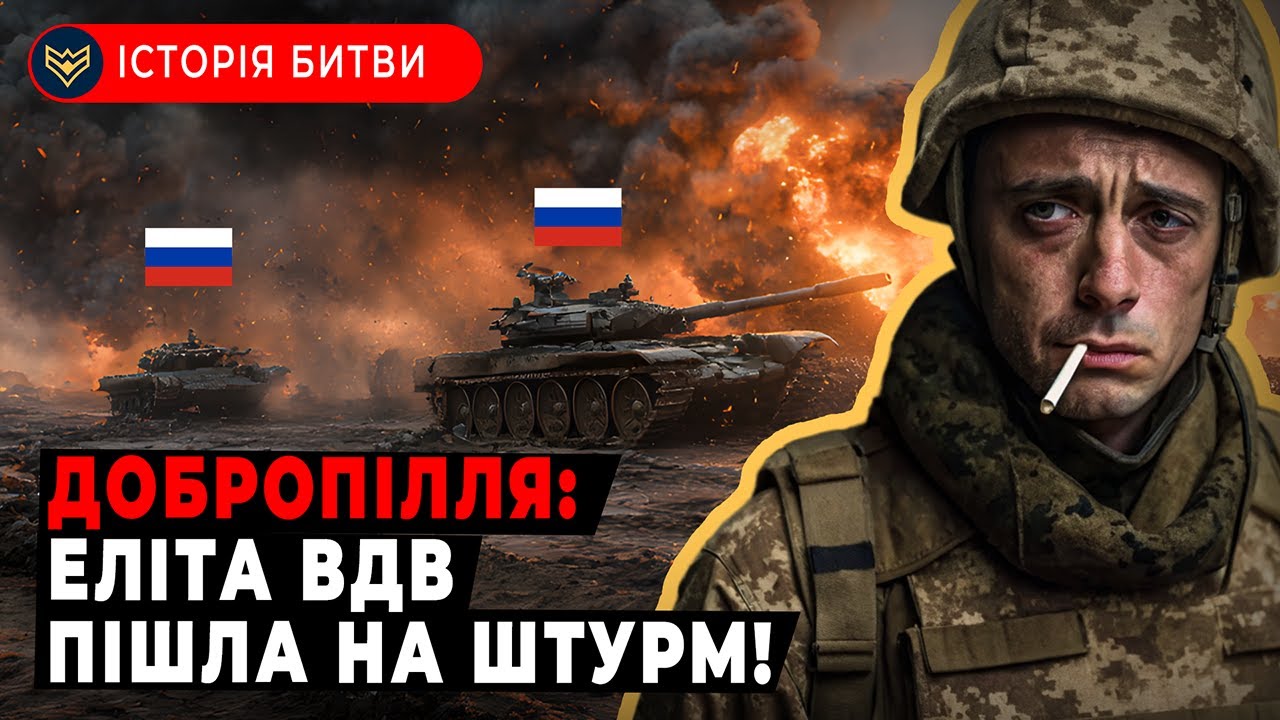 БІЙНЯ ПІД ДОБРОПІЛЛЯМ! Величезна КОЛОНА ТЕХНІКИ РФ потрапила під обстріл Himars та дронів ЗСУ!