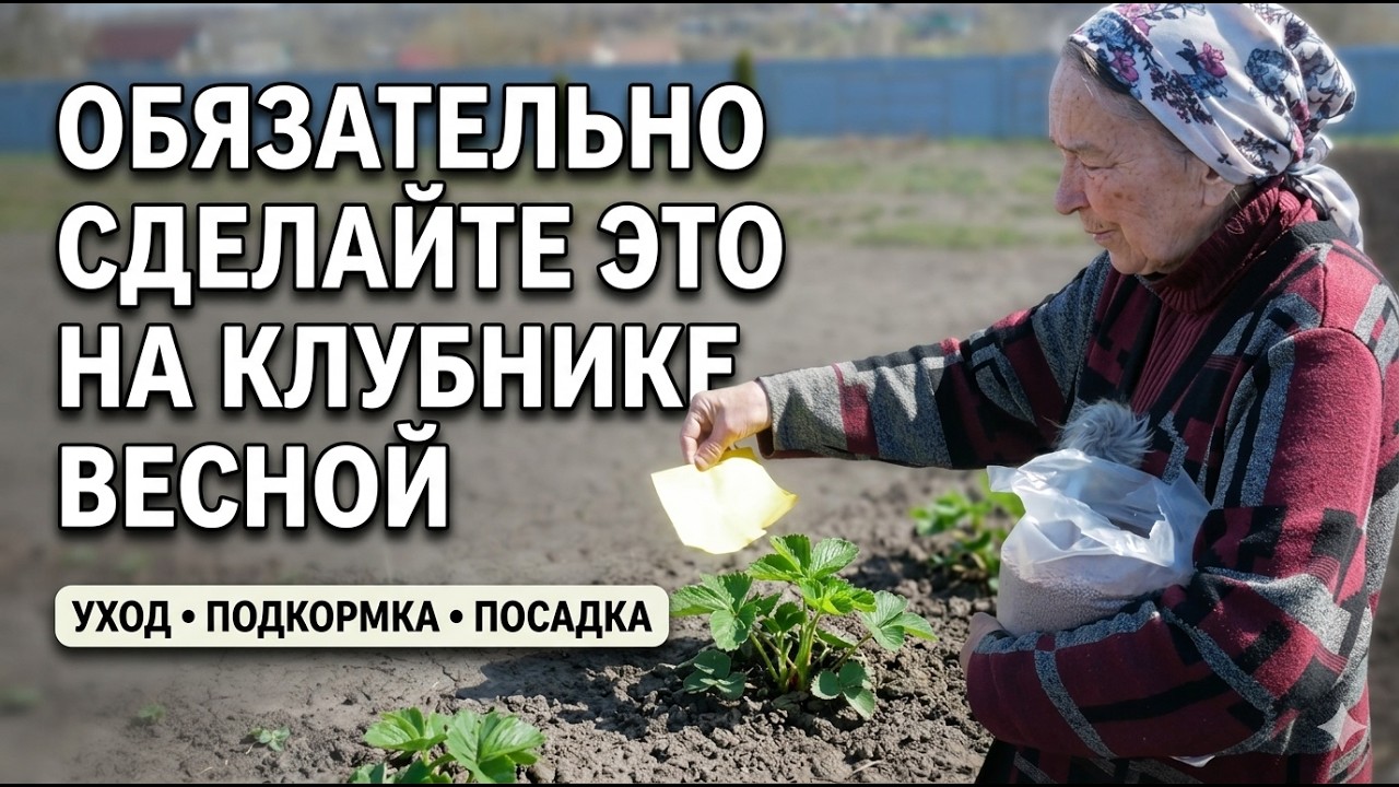 Что нужно сделать на клубнике весной. Чем подкормить клубнику весной.