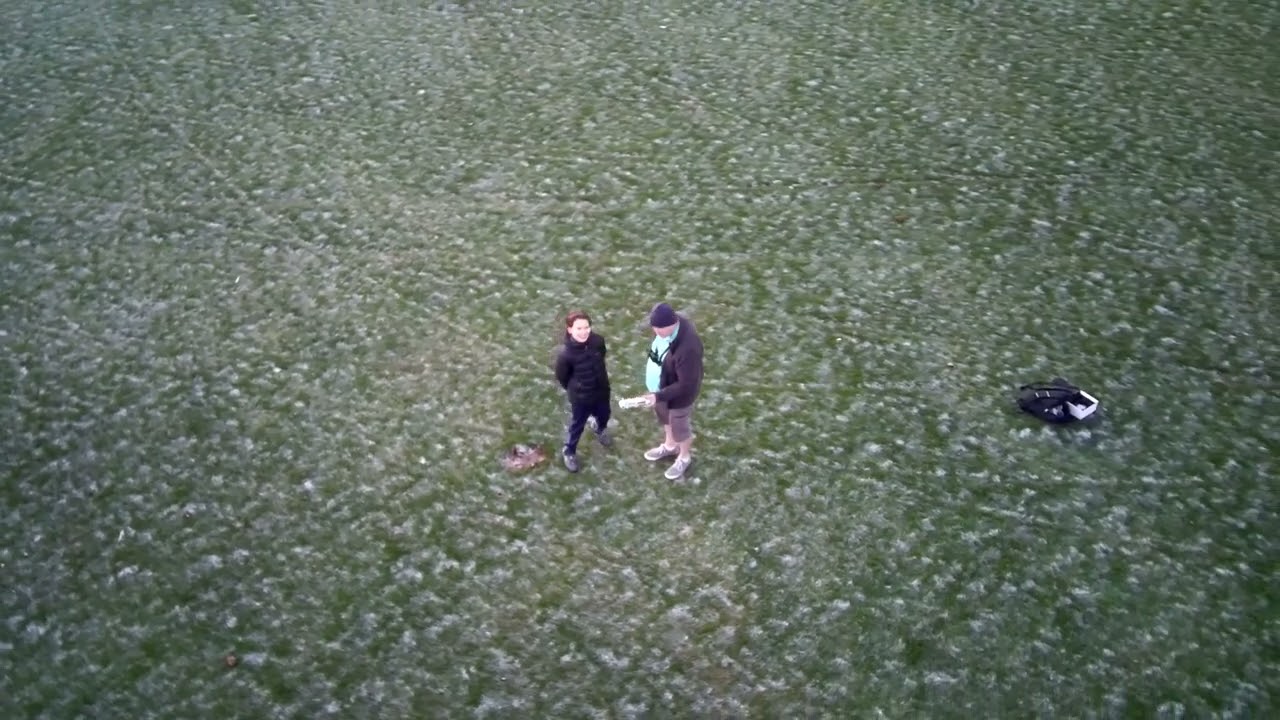 Quickshot on potensic atom at Glasgow Green with my son Daniel 