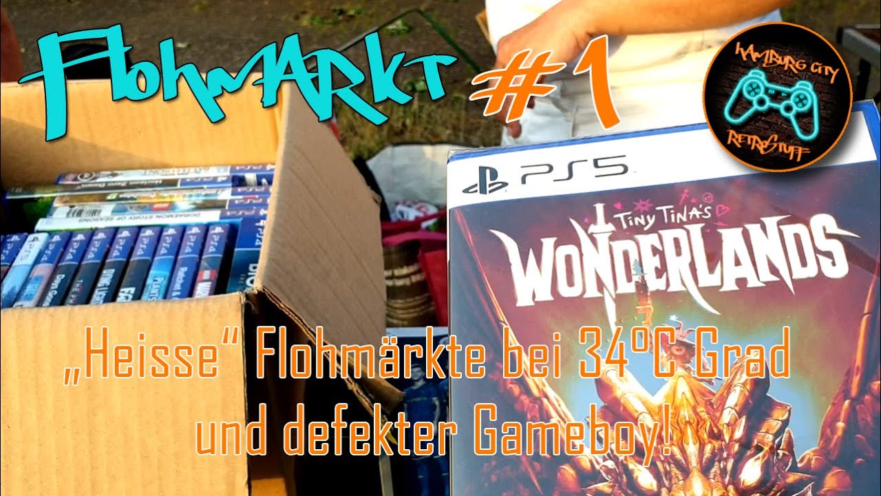Flohmarkt #1 Erstes Video bei Hitze in Hamburg! Unterwegs mit @jeffderipper22