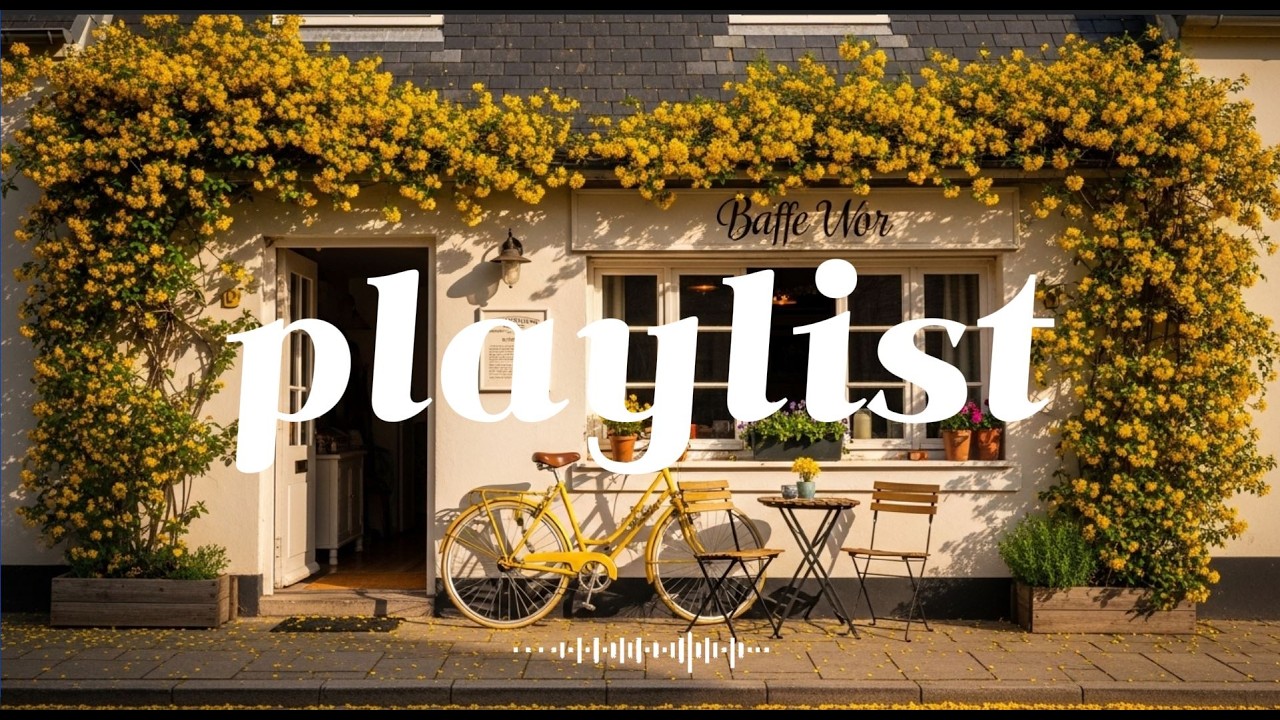 [Playlist] 🌼 봄 햇살 가득한 유럽 카페 | ☕ 커피 한 잔과 함께하는 감성 팝송 플리 | 카페음악 · 매장음악