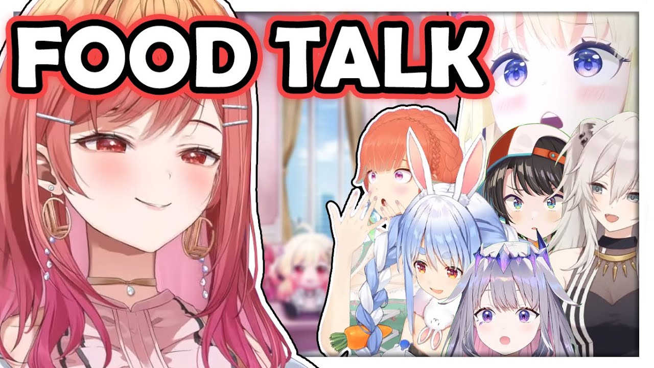 Ririka Having A Food Talk With Her Senpais 【Hololive】