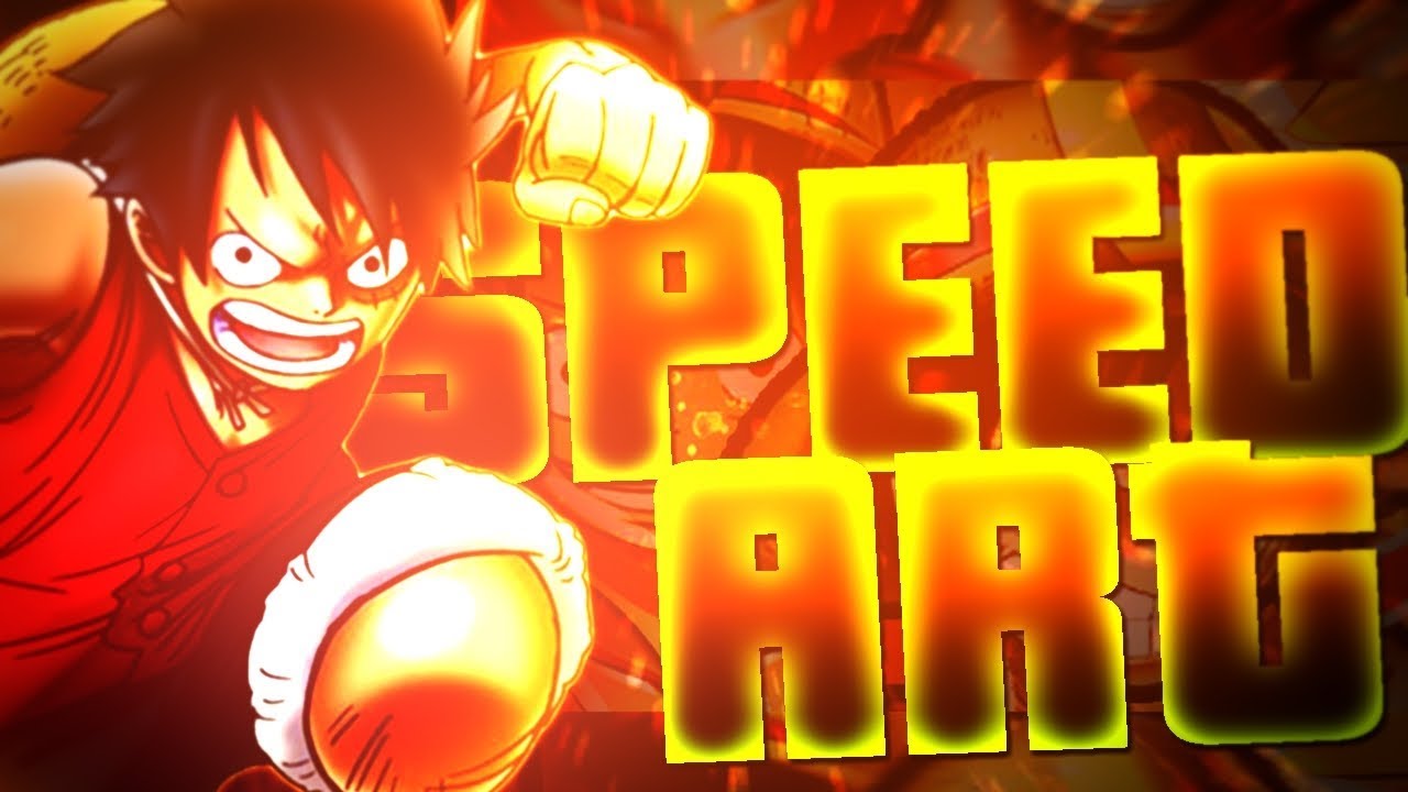 「SpeedART Banner Template」Luffy One Piece