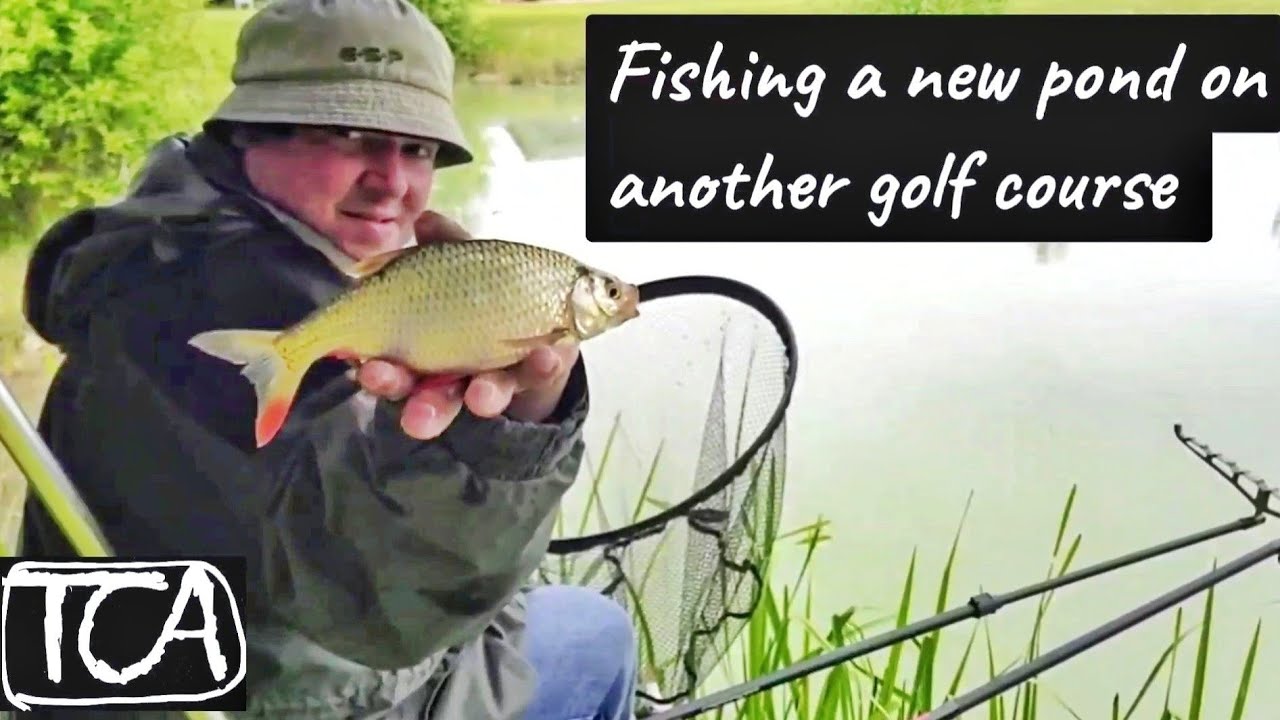 Fishing a new pond on another golf course. VID 031