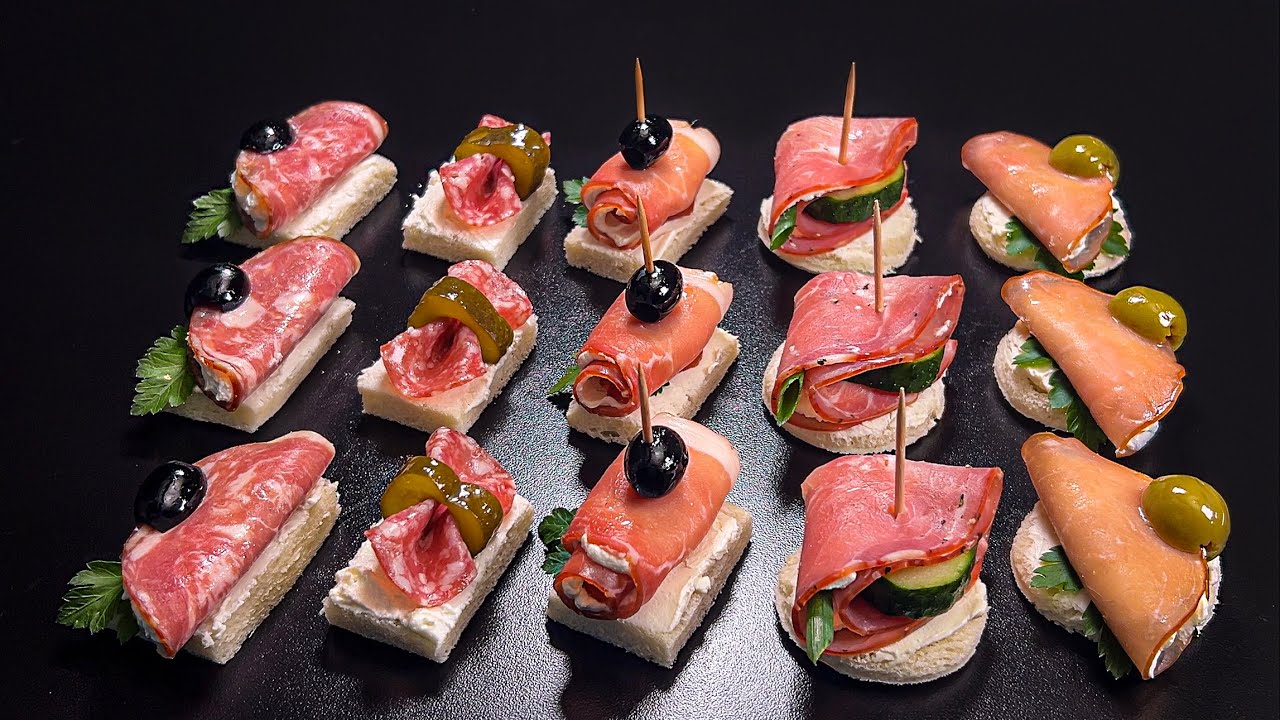 🔝 Festliche H&auml;ppchen in 5 Minuten &ndash; die 5 BESTEN Rezepte f&uuml;r Party, Weihnachten & Silvester!