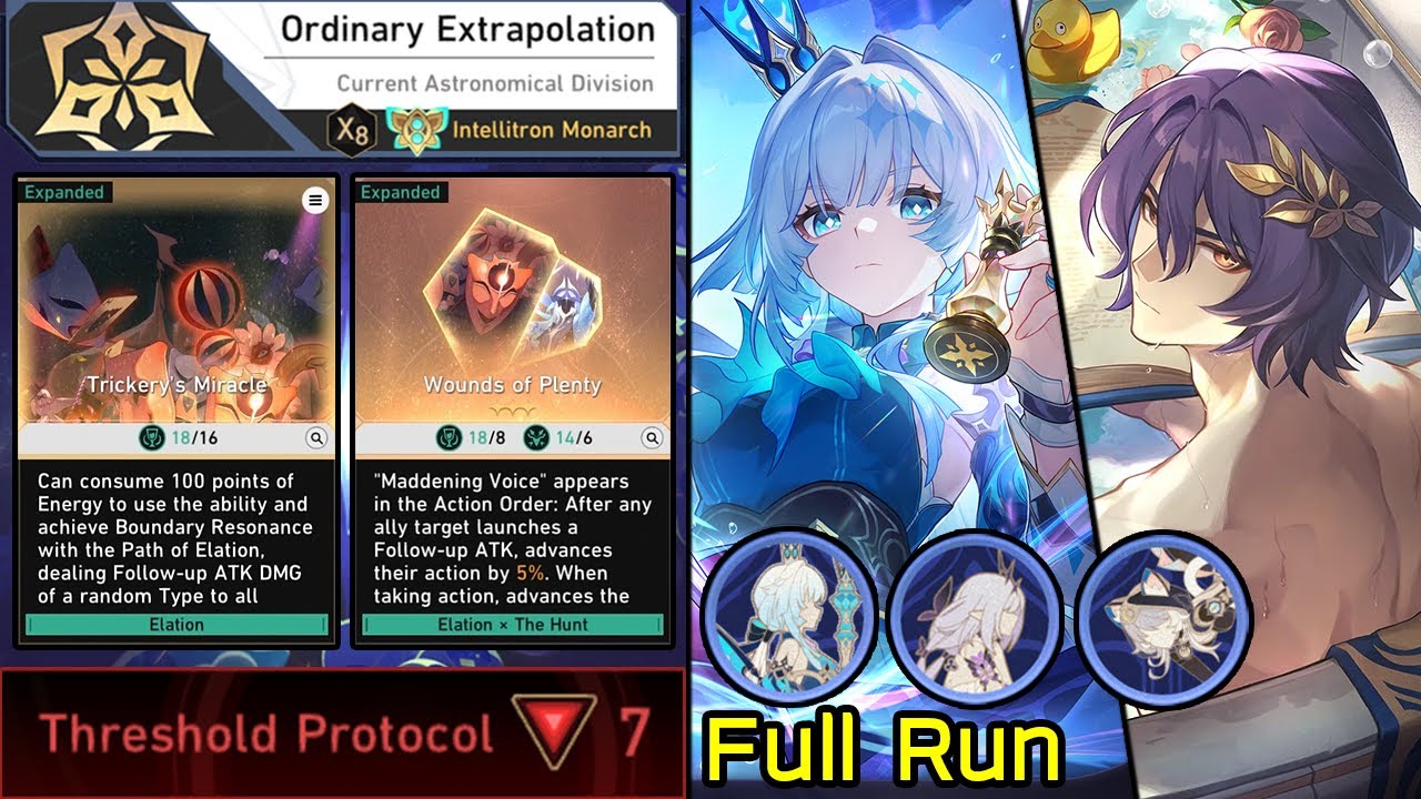 Dr. Ratio & Cerydra Double Chalk With Wounds of Plenty Full Run | DU Protean Hero Protocol 7
