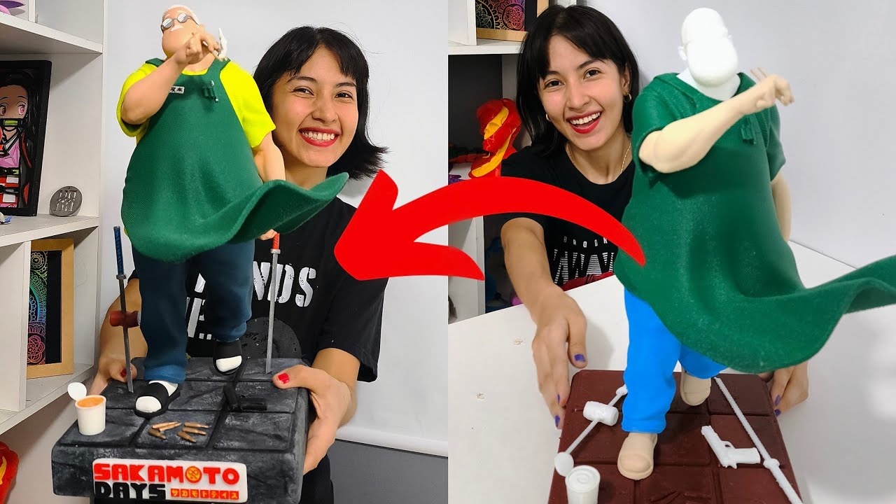 imprimiendo en 3D figura ÉPICA de SAKAMOTO days con mi BAMBU LAB A1 ✨