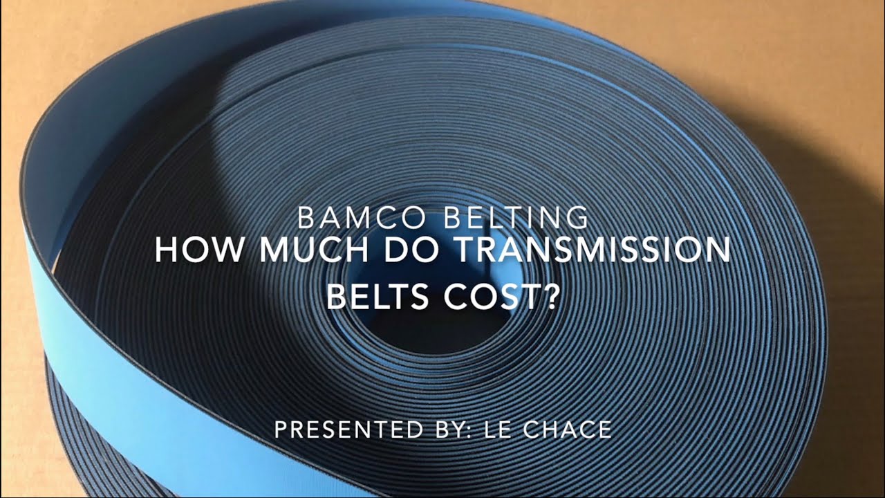 How Much Do Transmission Belts Cost?
