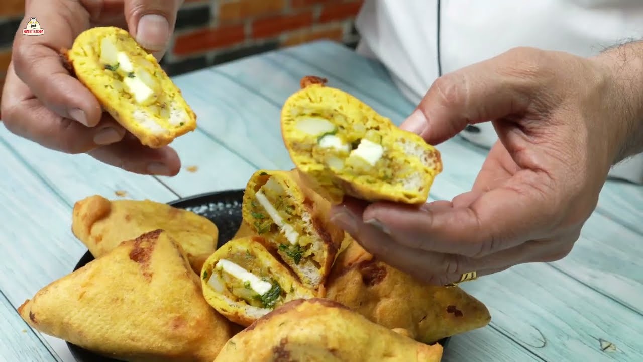 हलवाई स्टाइल ब्रेड पकोड़ा बनाने का आसान तरीका | Bread Pakora Recipe | Bread Paneer Pakora