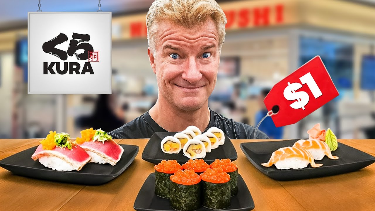 Суши по выгодным ценам в Японии! (Kura Sushi) ~ Eric Meal Time #1038
