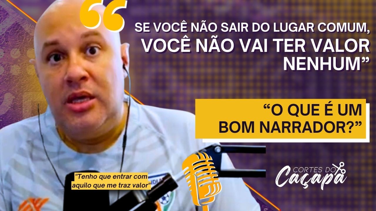 Se você não sair do lugar comum, você não vai ter valor nenhum! | Cortes do Caçapa