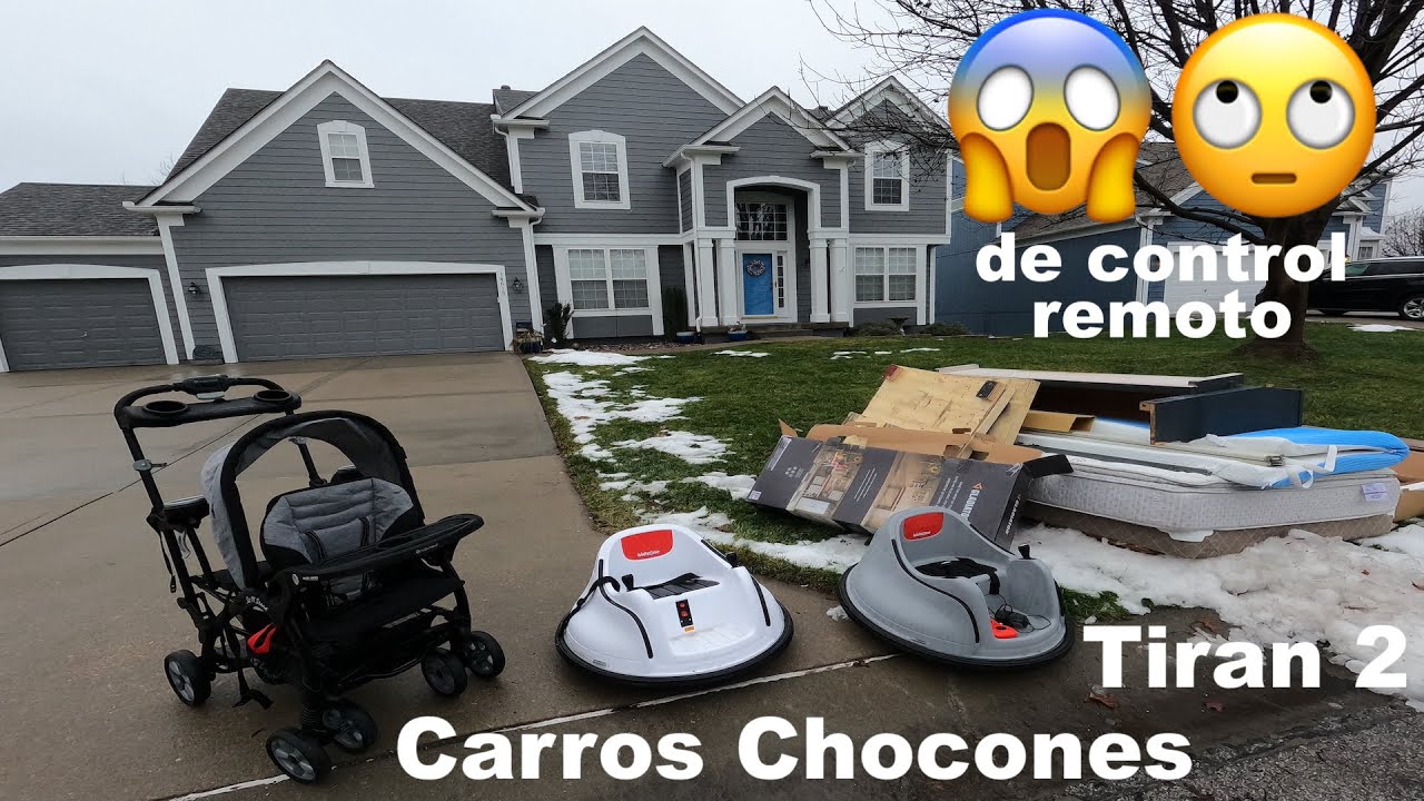 carros chocones 😱 / LO QUE TIRAN EN USA LOS MILLONARIOS / VENTA DE GARAGE EN USA / Cristian Con d