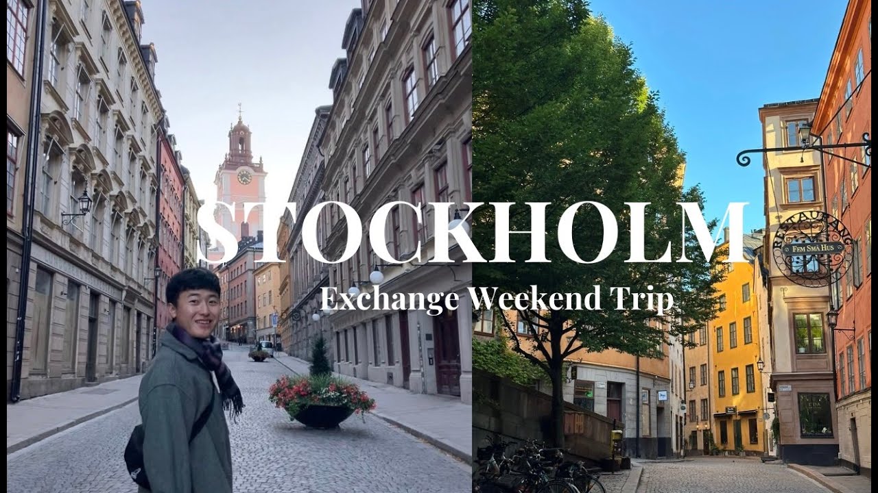 Weekend Trip to Stockholm on Exchange in Sweden 🇸🇪