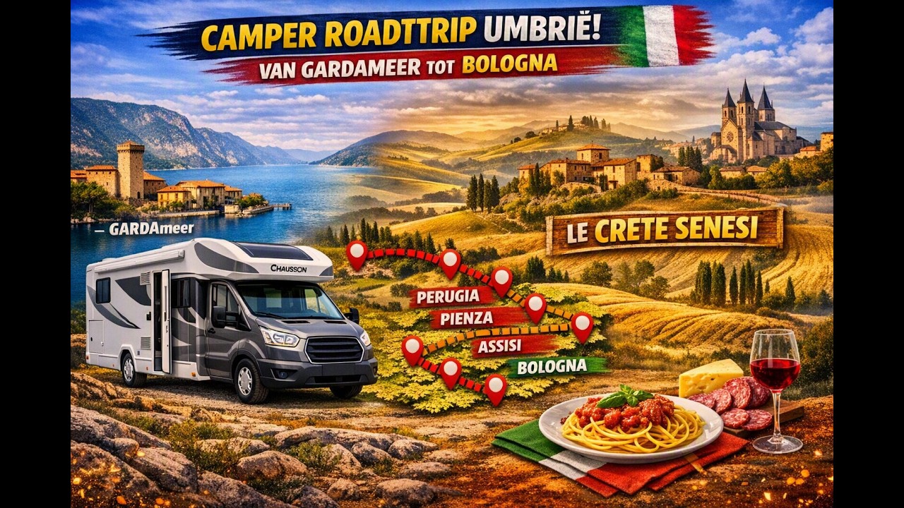 Een camperrondreis door het Italiaanse Umbrië in het voorjaar van 2025
