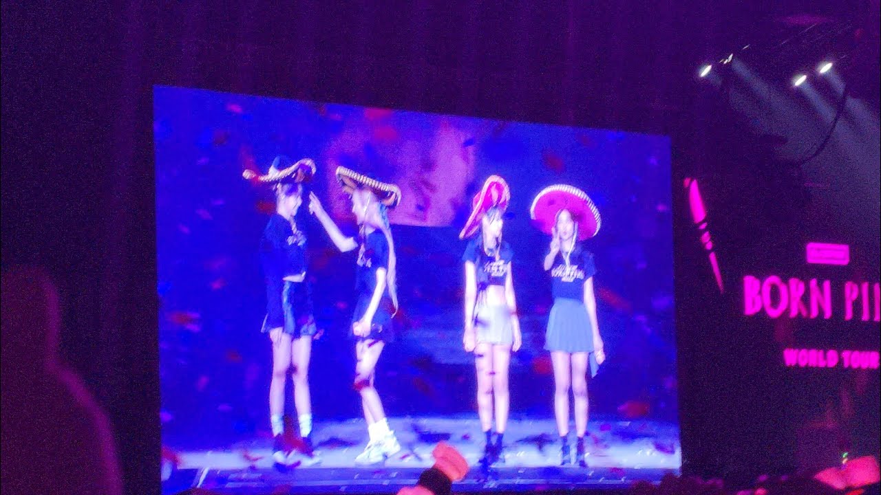 BLACKPINK MEXICAN HAT. BOOMBAYAH AND SPEAKING SPANISH
