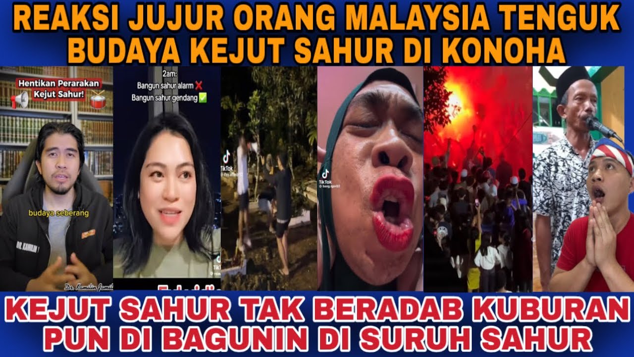 BAGUNIN SAHUR DI MALAYSIA LEBIH BERADAB KETIMBANG DI INDONESIA KUBURAN PUN DI KEJUT SAHUR‼️
