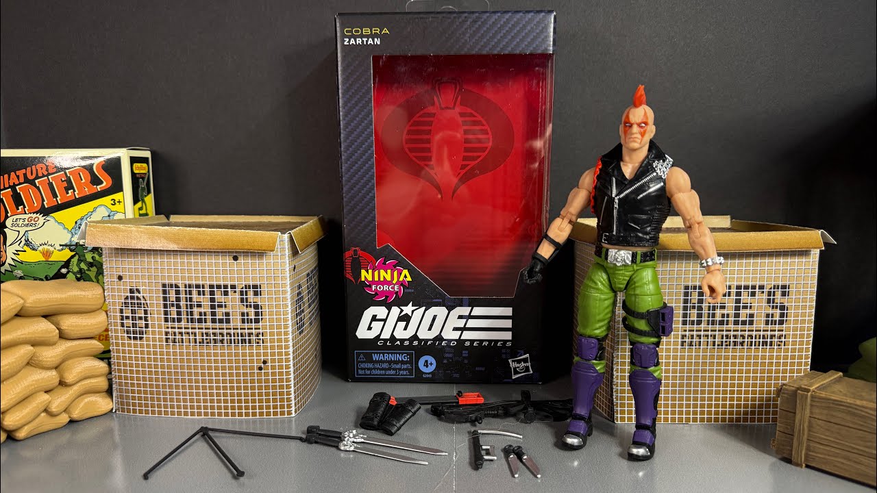 GIJoe Classified Ninja Force Zartan Exclusive