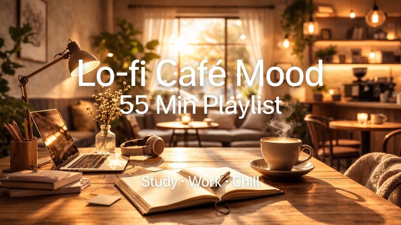 잔잔한 로파이 카페 플레이리스트 55분 🎧 | Cozy Lo-fi Music for Focus & Relax