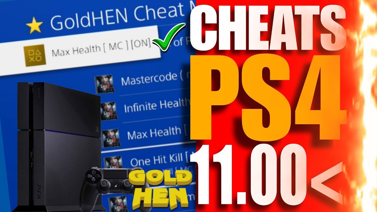 ✅CHEATS E TRAPAÇAS NO PS4 com Goldhen (11.00/10.00/9.00)