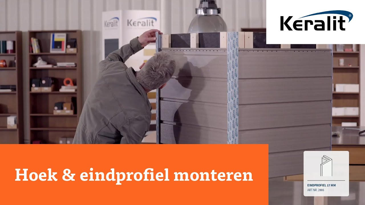 HOW TO | Keralit hoek- en eindprofielen monteren