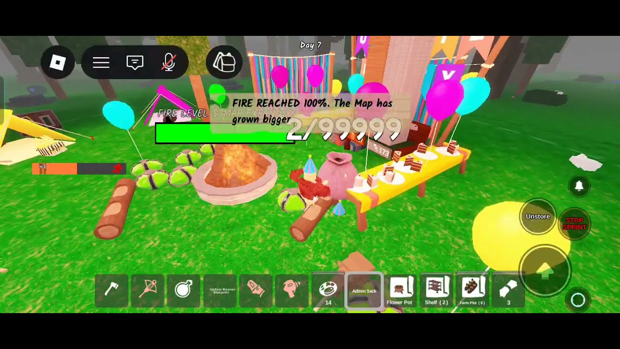 Play 99 nights update party with me 😊 