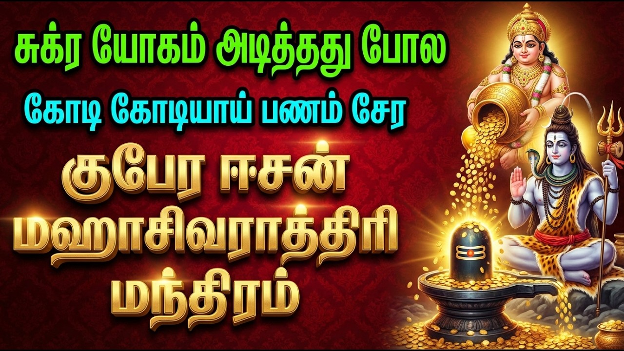 🔱 குபேர ஈசன் மஹாசிவராத்திரி | Shiva Kubera Wealth Mantra | Money, Prosperity & Peace Maha Shivaratri