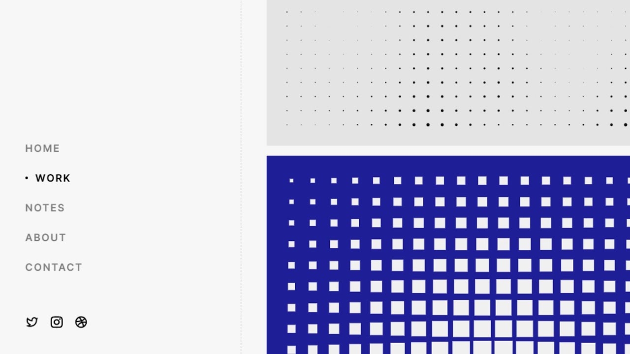 Dotted Nav Interaction in Webflow